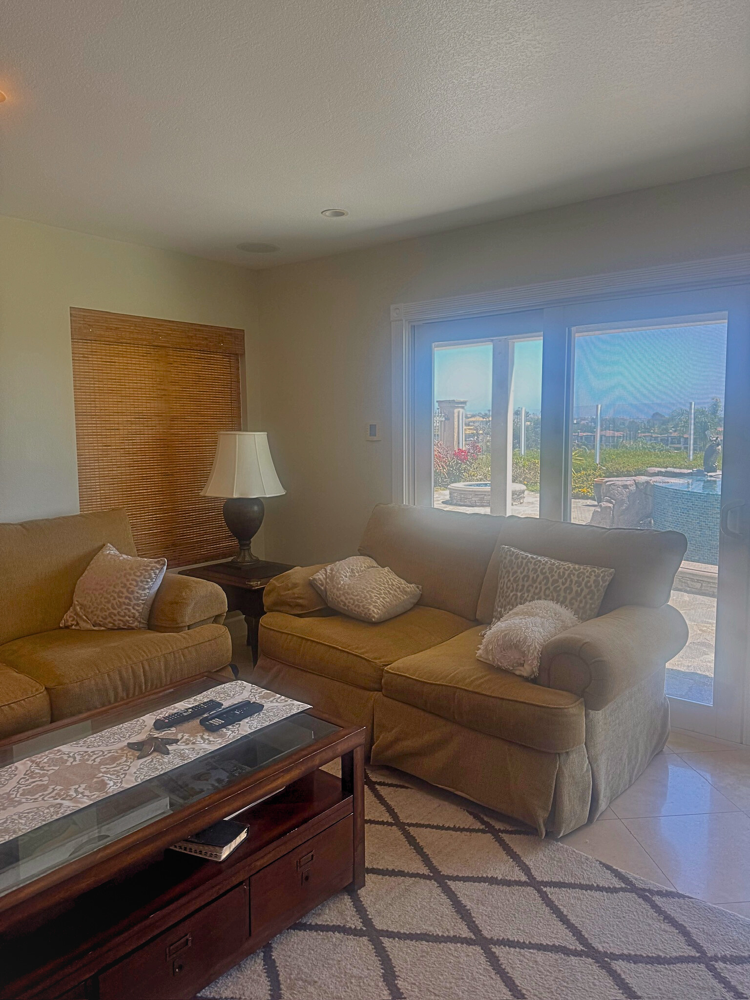 Coastal Living Room before