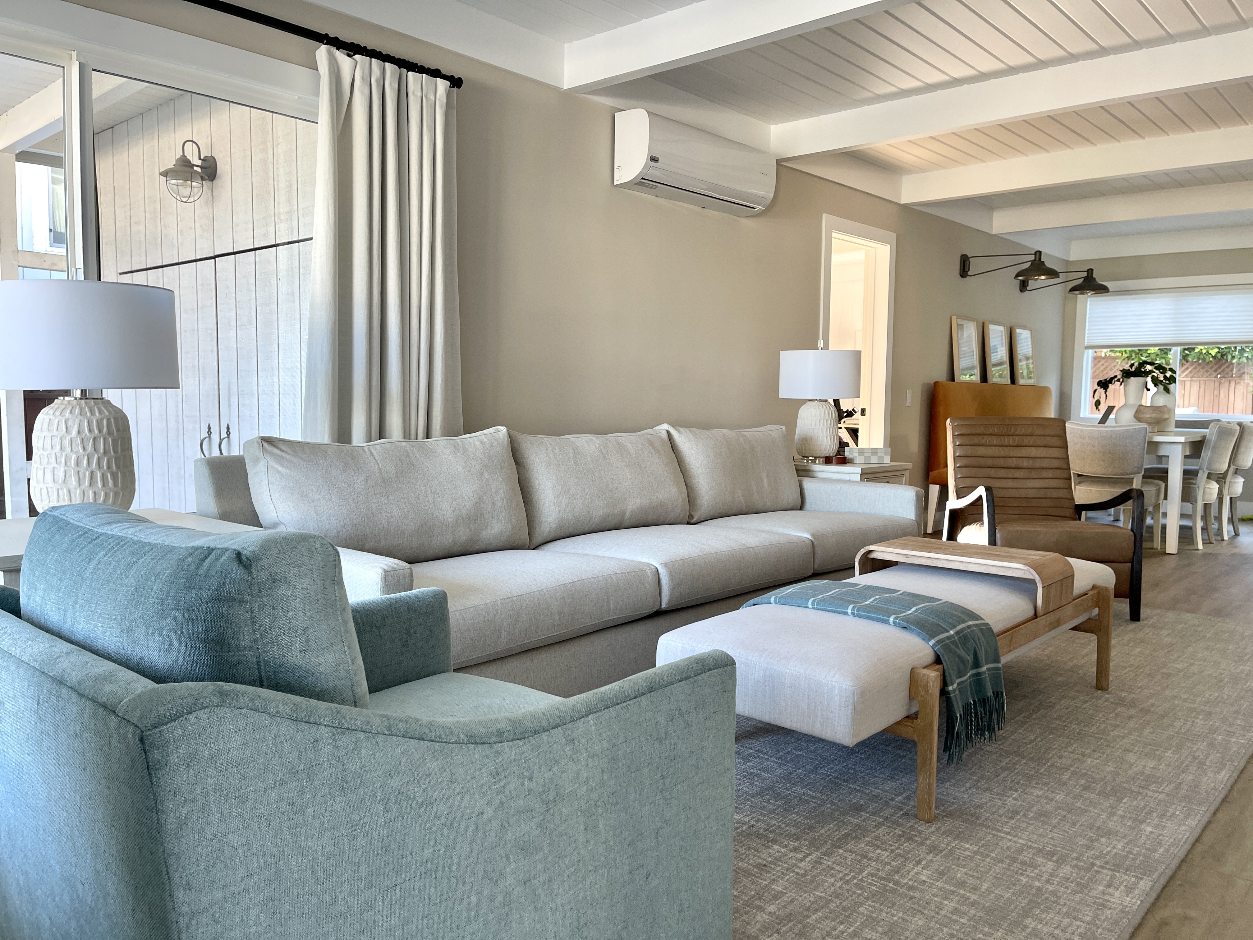 Transitional Living Room Remodel after