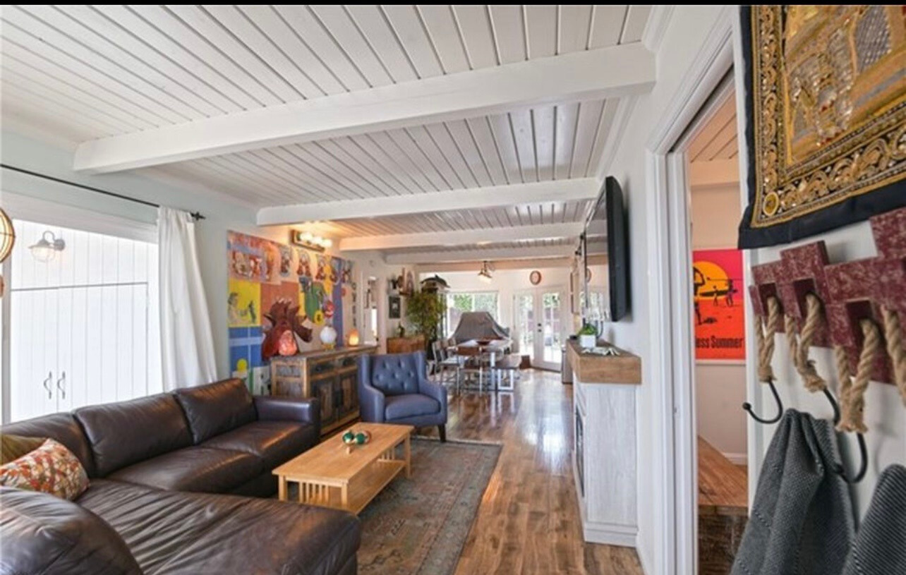 Transitional Living Room Remodel before